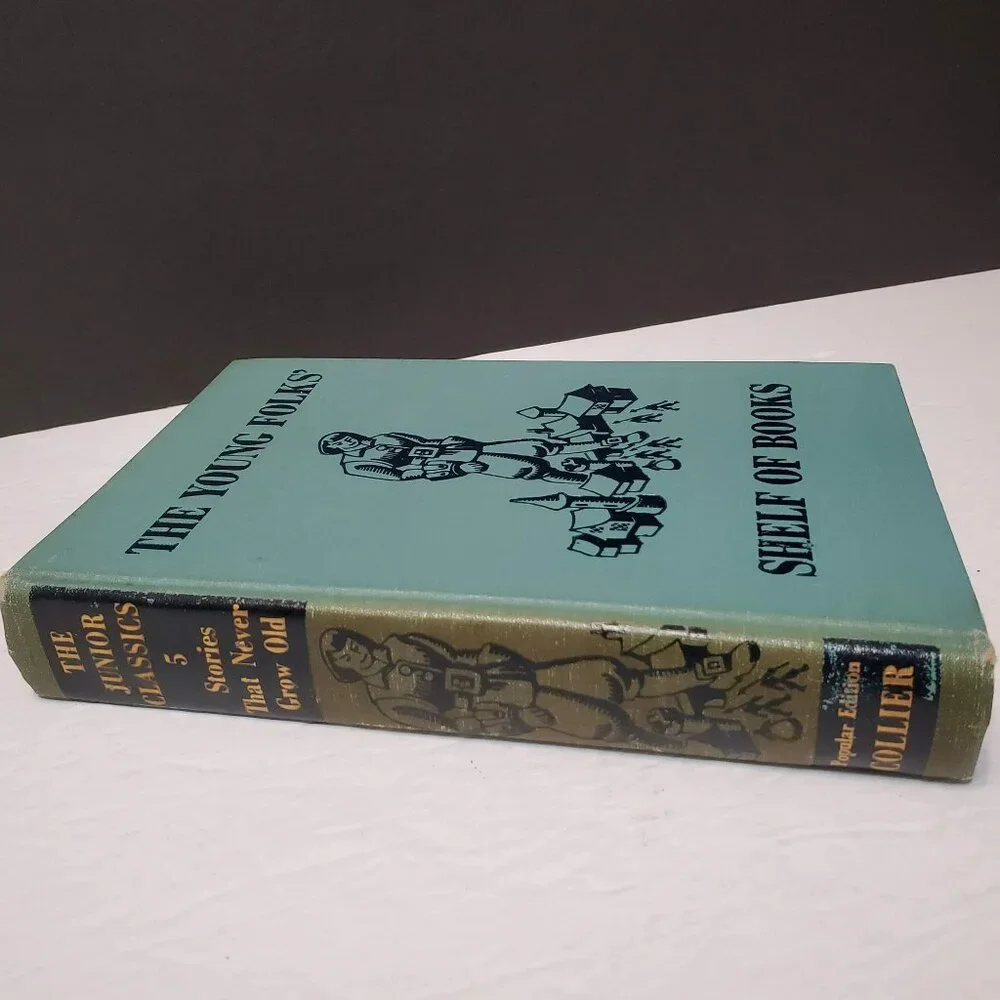 Vintage 1948 Hardcover Book, Antique Book for Styling, The Young Folks Shelf - Picture 2 of 12